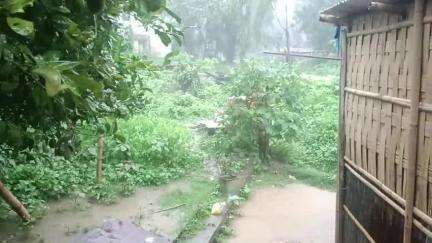 কৈলাশহর: কৈলাসহর মহকুমা জুড়ে প্রবল ঝড় বৃষ্টি হচ্ছে