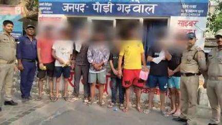 यमकेश्वर: गंगाघाट पर शराब पीकर हुड़दंग करने वाले हरियाणा के 8 युवकों पर लक्ष्मणझूला पुलिस ने की कड़ी कार्रवाई