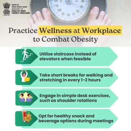 #FightObesity with Simple Lifestyle Changes!

Adopt easy yet effective habits at work to help combat obesity and enhance your overall health.