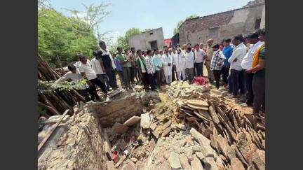 खण्डार: खंडार गोठ, बिहार गाँव में टैंक ढहने से एक परिवार के 3 सदस्यों की मौत, विधायक ने दी सांत्वना