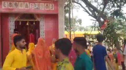 मांझी: दाउदपुर के बलेसरा गांव में हनुमंत महायज्ञ का आयोजन कलश यात्रा के साथ शुरू