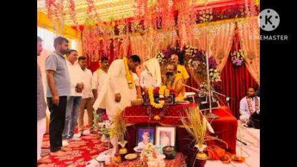 मकराना: राज्य मंत्री विजय सिंह चौधरी बूड़सू के दौरे पर रहे, भागवत कथा में किया कथा का श्रवण