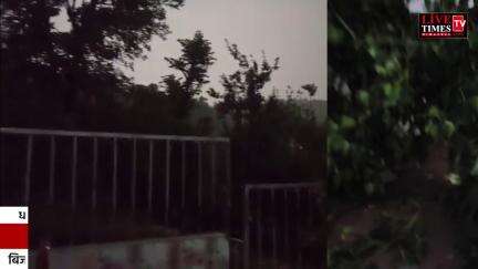 धर्मपुर उपमंडल में अंधड़ का तांडव, छतें उड़ी और कार पर गिरा पेड़