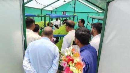 कांके: कृषि मंत्री शिल्पी नेहा तिर्की ने रांची के गढ़खटंगा स्थित ICAR कैंपस का किया निरीक्षण