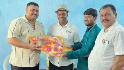 সাঁতুড়ি: নব যুক্ত পুরুলিয়া জেলা তৃণমূল কংগ্রেসের সভাপতি  ও জেলার চেয়ারম্যান কে সম্বর্ধনা দিলেন শাঁতুড়ি ব্লক INTTUC