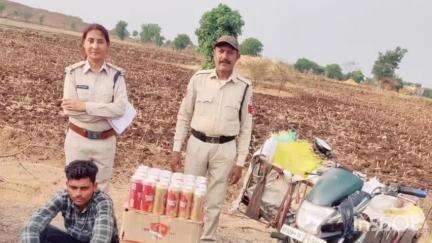 मनावर: मनावर में अवैध शराब के खिलाफ बड़ी कार्रवाई, 60 बल्क लीटर विदेशी बियर जब्त, आरोपी गिरफ्तार
