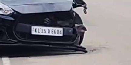 കൊട്ടാരക്കര: അഞ്ചൽ ചന്തമുക്കിന് സമീപം നിയന്ത്രണം വിട്ട കാർ ടെലഫോൺ പോസ്റ്റിലേക്ക് ഇടിച്ചുകയറി അപകടം
