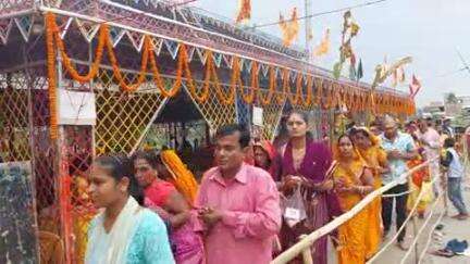 तरैया के 125 साल पुराने रामजानकी मंदिर में 14 देवी-देवताओं के प्रतिमा हुई स्थापित