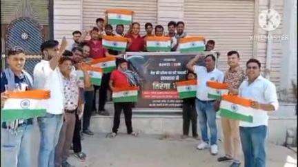 डीडवाना: मंगलवार को डीडवाना में आयोजित तिरंगा यात्रा को लेकर भाजपा नेताओं ने किया जनसंपर्क