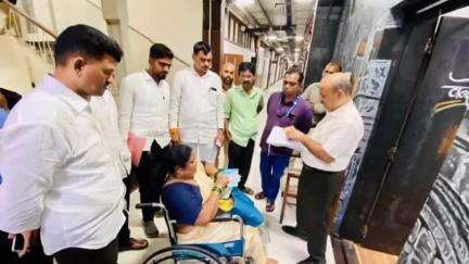 बदनापूर: मुंबई मंत्रालय येथे अपंग महिलेच्या आमदार नारायण कुचे यांनी जाणून घेतल्या समस्या