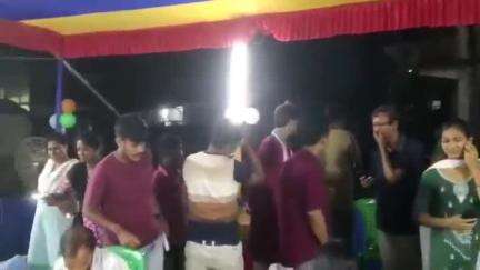 জয়নগর ১: জয়নগর মিত্র সংঘ ক্লাবের রক্তদান শিবিরে উপস্থিত তুহিন বিশ্বাস