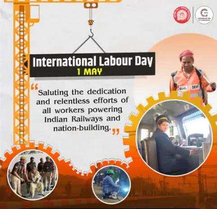 This #InternationalLabourDay, Banaras Locomotive Works, Varanasi pays tribute to the strength, skill, and spirit of every worker whose hard work keeps India moving forward. #WorkersDay #MayDay #LabourDay #श्रमिक_दिवस #railminindia #gmblw