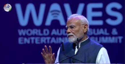Waves एक ऐसा ग्लोबल प्लेटफॉर्म है जहां हर कलाकार आइडिया के साथ क्रिएटिव वर्ल्ड के साथ जुड़ेगा: प्रधानमंत्री नरेंद्र मोदी
