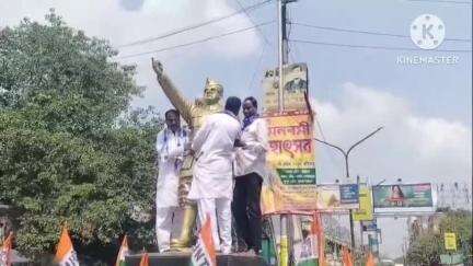 আরামবাগ: পয়লা মে উপলক্ষে আরামবাগ শহর INTTUC'র পরিচালনায় শ্রমিক দিবস পালন হলো নেতাজি স্কোয়ারে