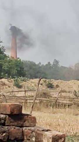 उ प्र प्रतापगढ पट्टी तहसील बेलसंडी गांव में अवैध बाराही 551ईंट उद्योग गुंडई के बल जारी फलदार पेड़ सूखे जिम्मेदार बेखबर