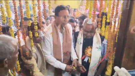 मधुबनी: गदियानी वार्ड-12 में नवनिर्मित कलवार विवाह भवन और मंदिर का किया गया उद्घाटन