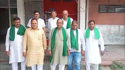 थानेसर: शाहाबाद अनाज मंडी विवाद: भकियू टिकेट ग्रुप के रतनमान ने कुरुक्षेत्र SP से मुलाकात की, कार्रवाई की मांग