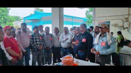 हरनौत: हरनौत के सवारी डिब्बा मरम्मत कारखाना में ईसीआरकेयू ने मजदूर दिवस पर शहीदों को श्रद्धांजलि दी