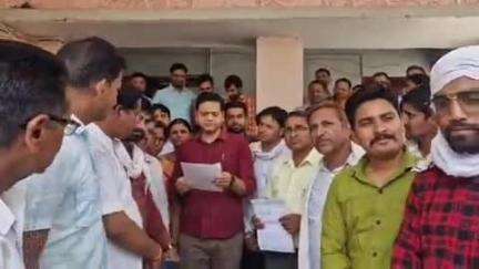 मसूदा: विभिन्न शिक्षक संगठनों ने मसूदा उपखंड अधिकारी को मुख्यमंत्री के नाम दिया ज्ञापन