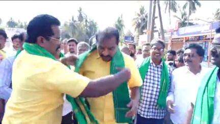 పాలకొల్లు: ప్రకృతి విపత్తుల కారణంగా జరిగిన ఘటనలను కూడా మాజీ సీఎం జగన్ రాజకీయ ప్రయోజనాలకే వాడుకుంటున్నారు: పట్టణంలో మంత్రి రామానాయుడు