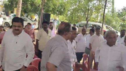 ಶೋರಾಪುರ: ಲಕ್ಷ್ಮೀಪುರ ಗ್ರಾಮದ ಬಳಿ ಹಿರಿಯ ನ್ಯಾಯವಾದಿ ಜಿ.ಎಸ್ ಪಾಟೀಲ್‌ರ ಪ್ರಥಮ ಪುಣ್ಯಸ್ಮರಣೆ, ಸಚಿವ ಶರಣಬಸಪ್ಪಗೌಡ ದರ್ಶನಾಪುರ ಭಾಗಿ