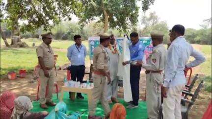 गरौठा: श्रमिक दिवस के अवसर पर भस्नेह पौधशाला में स्वास्थ्य शिविर का किया गया आयोजन