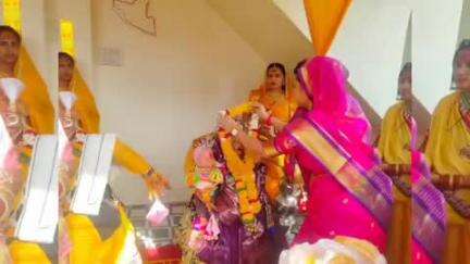 खंडवा नगर: खंडवा के वत्सला बिहार में गणगौर माता की पूजा-अर्चना, विधायक हुए शामिल