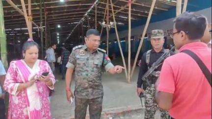 শিলচর: পঞ্চায়েত নির্বাচনে শান্তিভঙ্গের চেষ্টা করা হলে কড়া ব্যবস্থা,শিলচরে বললেন কাছাড়ের S.P