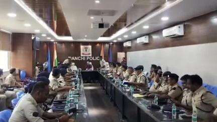 कांके: रांची में ईस्टर्न जोनल कौंसिल की बैठक को लेकर समाहरणालय में एसएसपी ने की बैठक