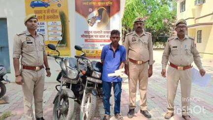 नवाबगंज: क्योंलड़िया थाना पुलिस ने चोरी की घटना में शामिल एक आरोपी को गिरफ्तार कर जेल भेजा