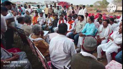 बटियागढ़: केबिनेट मंत्री प्रह्लाद पटेल ने जरारु धाम गौ अभ्यारण में समिति सदस्यों के साथ बैठक की