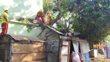 ଛତ୍ରପୁର: ଛତ୍ରପୁର ରେ କାଳବୈଶାଖୀ ପ୍ରଭାବରେ ରାସ୍ତା ଉପରେ ପଡି ରହିଥିବା ଗଛ ଗୁଡିକ ସଫା କଲା ଅଗ୍ନିଶ୍ରମ ବିଭାଗ