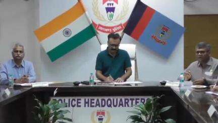 कांके: डीजीपी ने पुलिस मुख्यालय में नक्सल उन्मूलन से संबंधित समीक्षा बैठक की