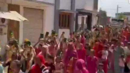 रेवदर: रेवदर में मां आशापुरा मंदिर में प्राण प्रतिष्ठा महोत्सव के तहत हुआ कार्यक्रम, 151 कलश के साथ निकाली गई भव्य शोभायात्रा