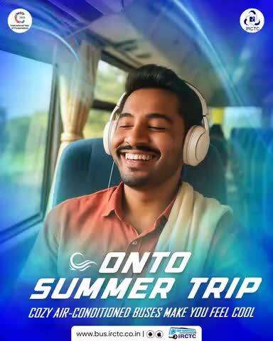 Beat the heat with the comfort of AC buses.

Book tickets at www.bus.irctc.co.in today.