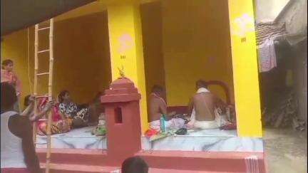 মুরারই ২: নন্দীগ্রাম অঞ্চলের নন্দীগ্রাম ঘোষ পাড়ায় মা মুর্কি ঠাকুরের মন্দির বিশেষ পুজোপাঠের মাধ্যমে উদ্বোধন করা হলো