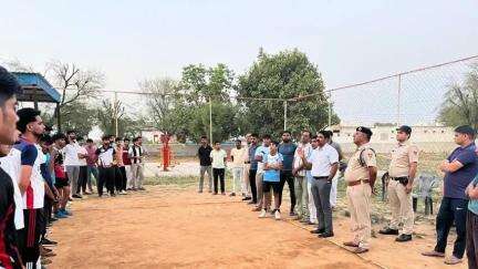 नांगल चौधरी: गांव छिलरो में युवाओं को नशे से दूर रखने के लिए वॉलीबॉल टूर्नामेंट का आयोजन