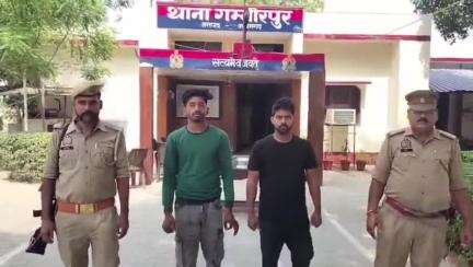 लालगंज: गंभीरपुर थाना पुलिस ने चोरी की 2 घटनाओं का किया सफल अनावरण, ट्रॉली व सामान के साथ 2 अभियुक्तों को किया गिरफ्तार