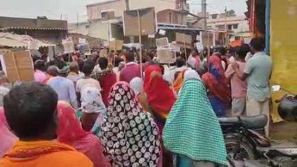 पालकोट प्रखंड़।से बघिमा। भाजपा कार्यकर्ताओं ने कश्मीरी आतंक हमला रैली निकल गया