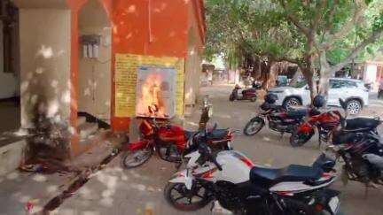 चकरनगर: चकरनगर तहसील परिसर में वाटरकूलर में लगी आग से मची भगदड़