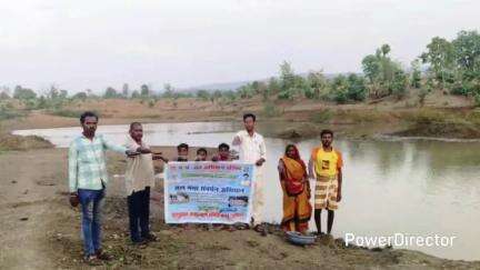 तामिया: कुर्सीढाना में जन अभियान परिषद ने जल स्रोत के पास सफाई कर जल संरक्षण का संदेश दिया