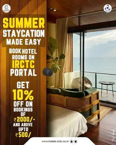 Visit www.hotels.irctc.co.in to book the best hotel rooms that suit your needs.