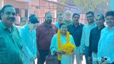 मनावर: सिविल अस्पताल मनावर में डॉक्टर चंपा बघेल ने सम्भाला CBMO का पदभार