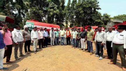 बहोरीबंद: जनपद पंचायत बहोरीबंद के अंर्तगत आने वाले ग्राम पंचायतों को विधायक ने भेंट किए पानी के टैंकर और फायर फाइटर वाहन
