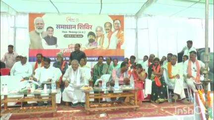 बिल्हा: धमनी में आयोजित समाधान शिविर में बिल्हा विधायक और जिले के प्रभारी सचिव मनोज पिंगुआ हुए शामिल