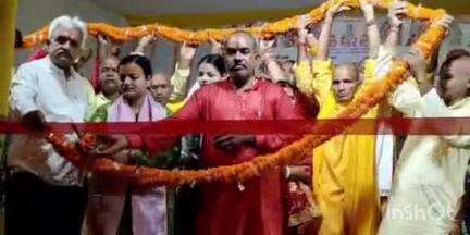 फतुहा: हरदास बीघा में मां काली की प्राण प्रतिष्ठा को लेकर भागवत कथा में उमड़ी श्रोताओं की भीड़
