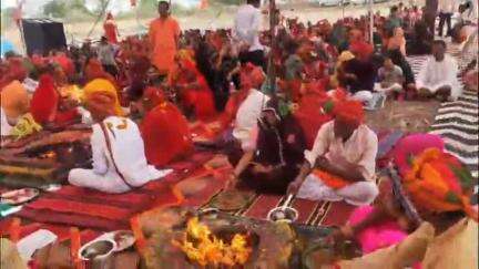 कनवास: आमली झाड़ में सात दिवसीय शिव महापुराण कथा ज्ञान यज्ञ पंच कुंडीय हवन के साथ सम्पन्न