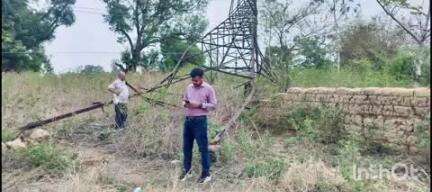 कोतमा: परसा पानी में बिजली का टावर गिरने से विद्युत व्यवस्था ठप्प