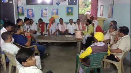वज़ीरगंज: वज़ीरगंज में तिरंगा यात्रा निकालने को लेकर एनडीए नेताओं ने की बैठक
