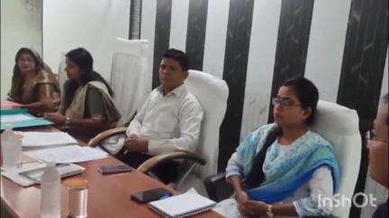 सासाराम: सासाराम में मेयर काजल कुमारी की अध्यक्षता में अस्थाई शासक समिति की बैठक